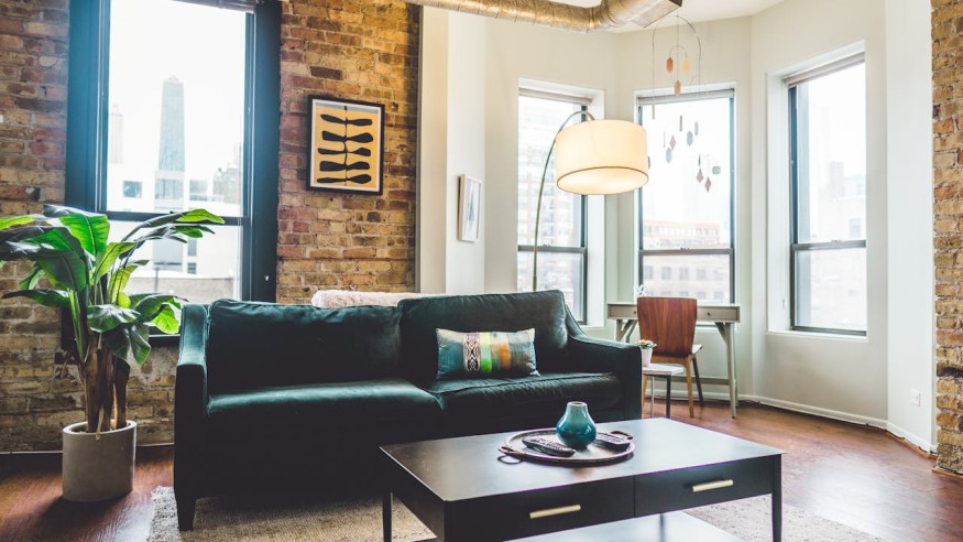 Accent Wall in Living Room