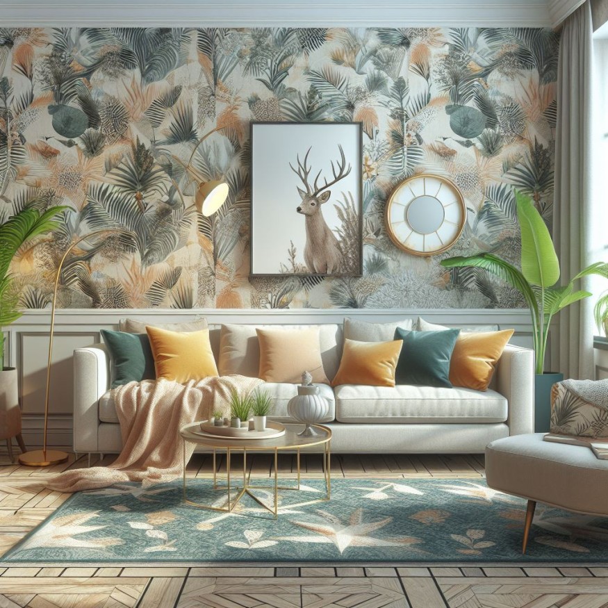 Expert Designers Weigh in on Matching Your Couch to Your Wallpaper Trend