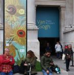 Protesters Throw Soup At Van Gogh Paintings At London's National Museum In Response to Campaigners' Sentencing