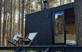 REDUKT's Country Tiny House - Where Darkened Plywood Unveils Off-Grid Living Elegance
