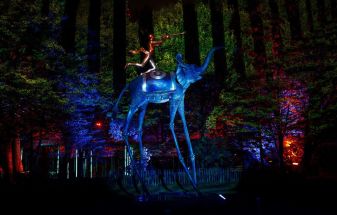 Salvador Dali Event Alert! France's Art In Nature Features Surrealism in Illuminated Sculptures