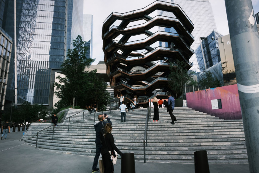 The "Vessel" At New York City's Hudson Yards Re-Opens After Series Of Suicides