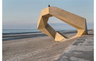 Westerpunt by Studio MOTO: A Pentagonal Observation Point Along Belgium's Coastline