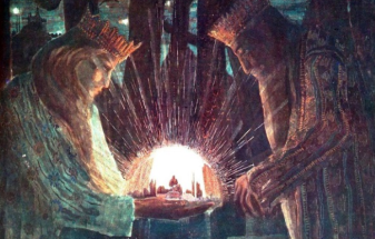 Karalių pasaka (Tale of Kings) by M. K. Čiurlionis (a fragment). ©Augustinas Žemaitis.