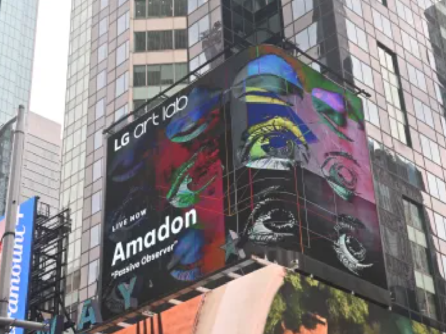 NY Times Square Billboard Displays New Artwork with a Hidden Message—What Does It Mean?